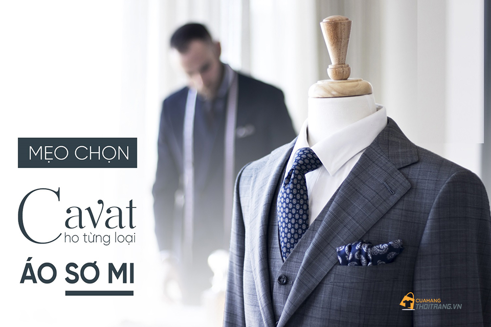 Bí quyết phối áo sơ mi với cà vạt đẹp miễn chê